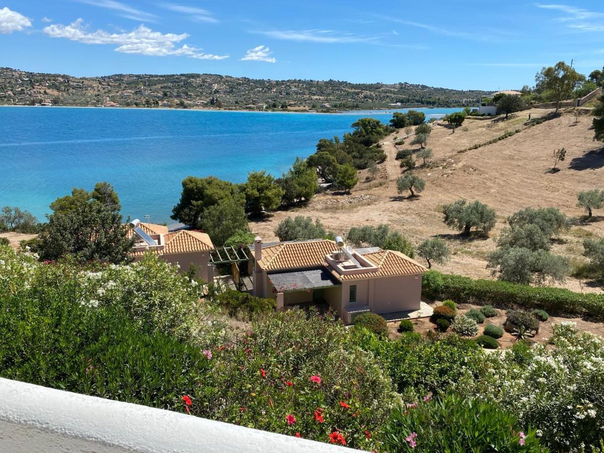 Retreat Villa By The Sea With Pool In Porto Heli Luaran gambar