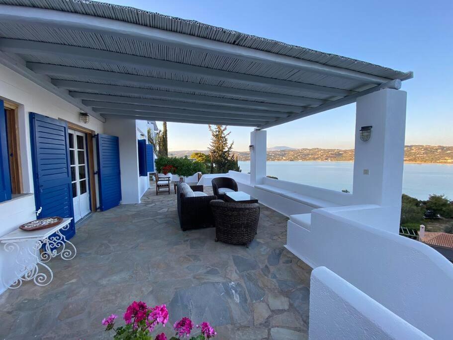 Retreat Villa By The Sea With Pool In Porto Heli Luaran gambar